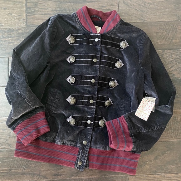 NWT Free People Atlas Cord Bomber Jacket - Picture 3 of 5